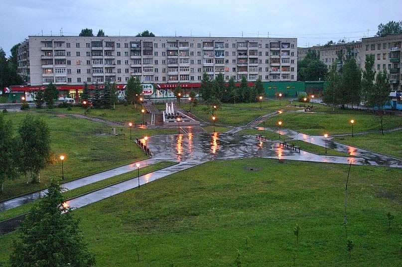 сквер на улице Голубкова в Костроме