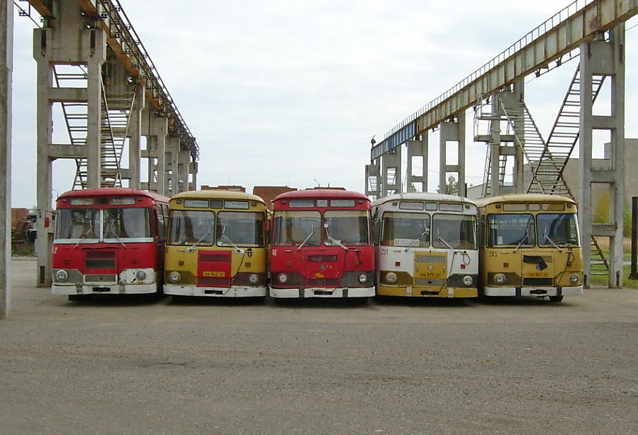 Автобусы ЛиАЗы на Костромском ПАТП