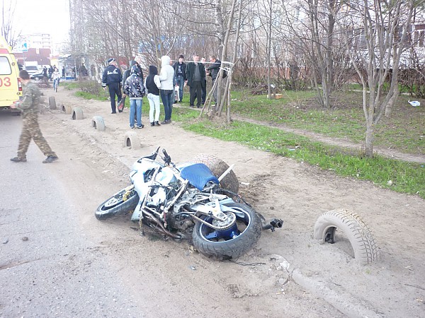 ДТП с мотоциклом в Костроме