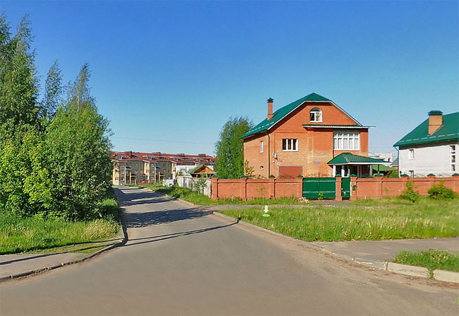 въезд в микрорайон Пантусово, Кострома