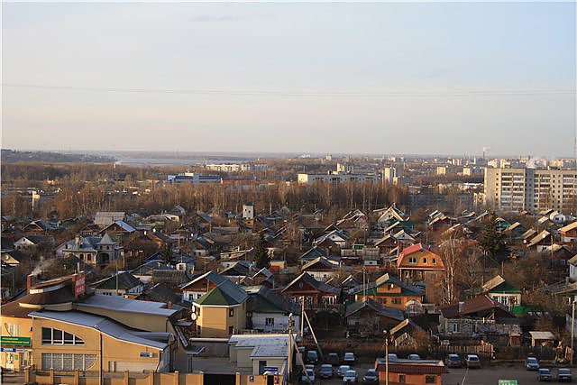 Виды из окон в Костроме