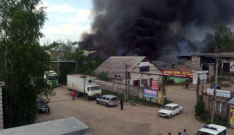 пожар на улице Льняная, Кострома