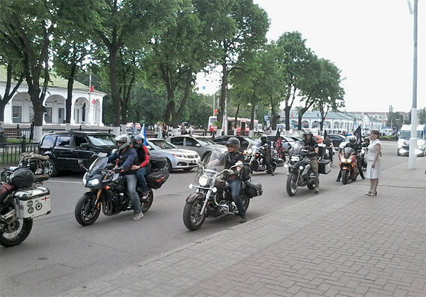Ночные волки в Костроме